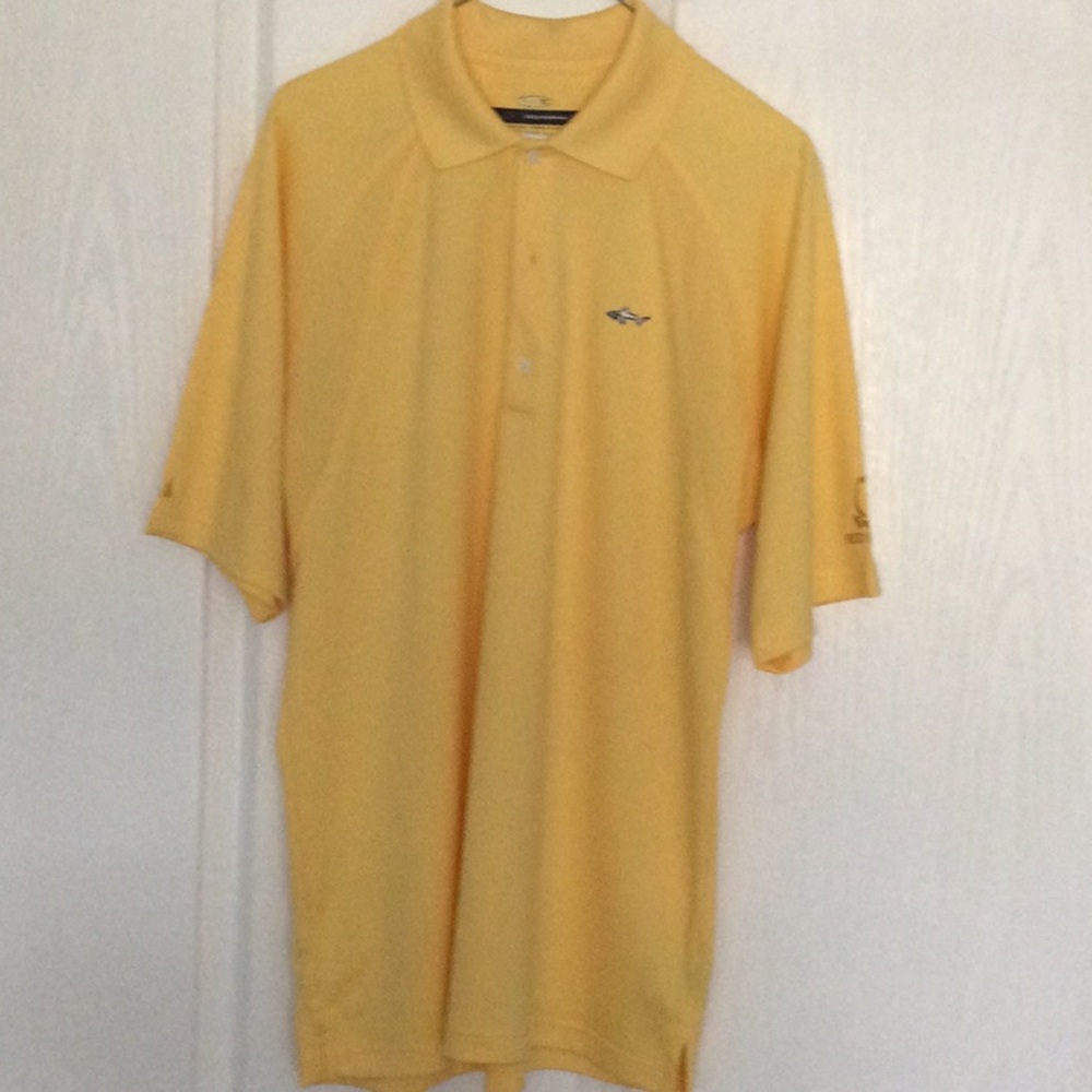 Yellow Polo Shirt with Logo